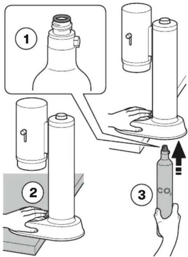 AARKE Carbonator Pro - Tarpiklio keitimas - 1