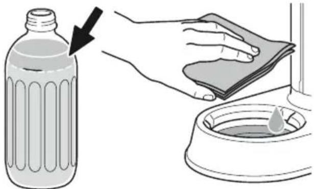 AARKE Carbonator Pro - Eau dans le bac de déversement - 1
