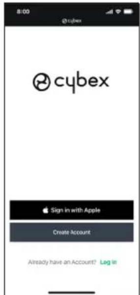 CYBEX Cloud T with SensorSafe - Prepare the CYBEX Mobile Application - 4
