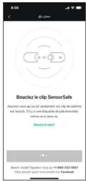 CYBEX Cloud T with SensorSafe - Préparer l'application mobile CYBEX - 15