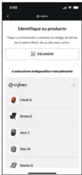 CYBEX Cloud T with SensorSafe - Prepare la aplicación móvil CYBEX - 15