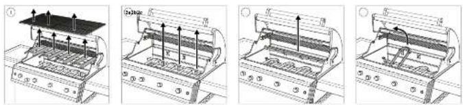 Outdoorchef Dualchef 415 G - ONDERHOUD VAN DE DGS ^® ZONE DIVIDER - 1