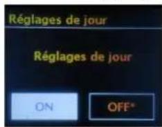 CGV CD30i+ - Réglages de jour - 1