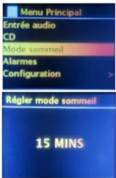 CGV CD30i+ - Comment programmer la mise en veille automatique (Sleep) ? - 1