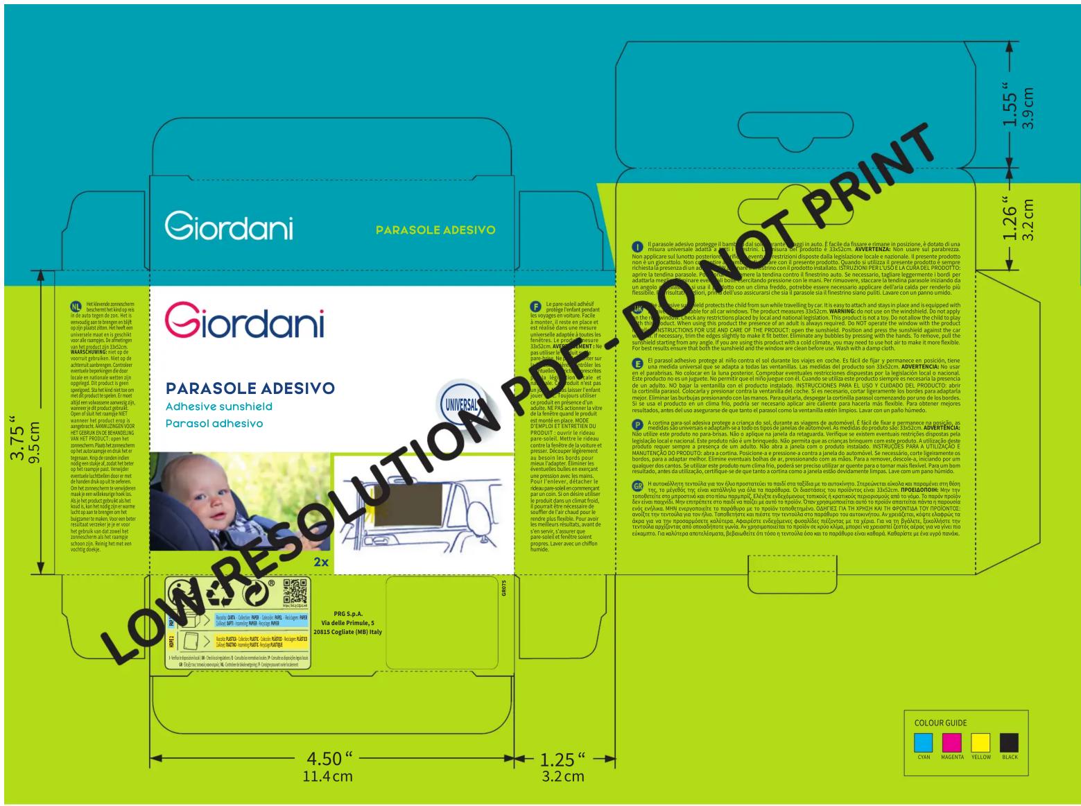 Giordani Parasole adesivo - 1