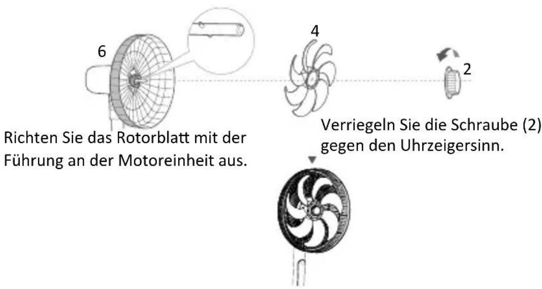 Brandson 305893 - Montage und Verriegelung des Rotorblattes - 1
