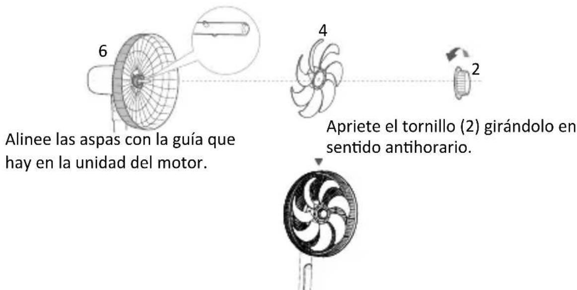 Brandson 305893 - Montaje y bloqueo de las aspas - 1