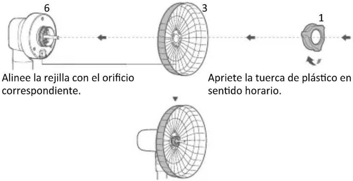 Brandson 305893 - Montaje y bloqueo de la rejilla protectora trasera - 1