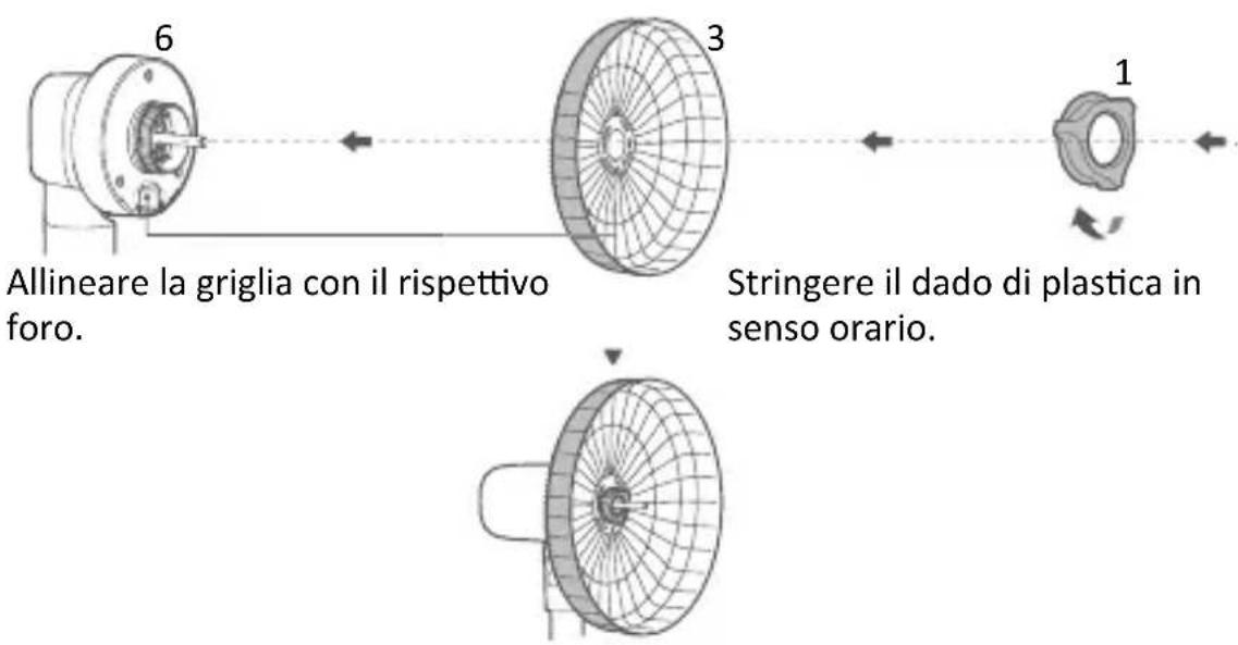 Brandson 305022 - Montaggio e bloccaggio della griglia di protezione posteriore - 1