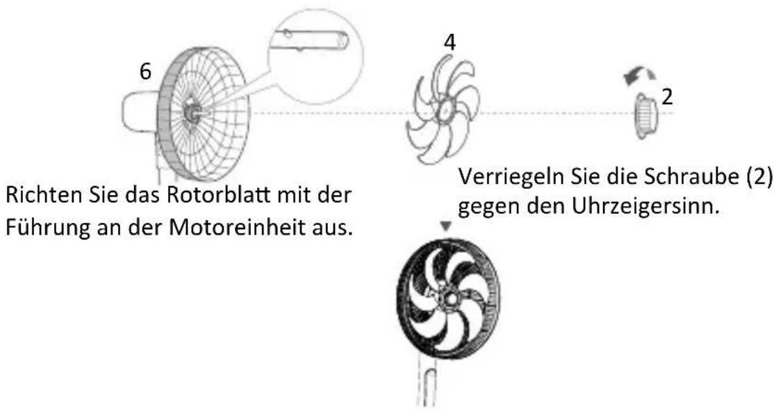 Brandson 305022 - Montage und Verriegelung des Rotorblattes - 1