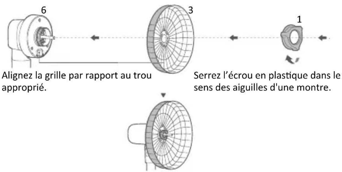 Brandson 305022 - Montage et verrouillage de la grille de protection arrière - 1