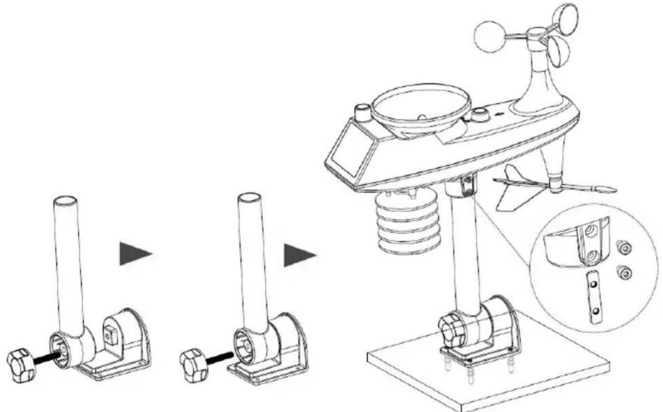Brandson 305385 - Assembling the stand (outer sensor) - 1