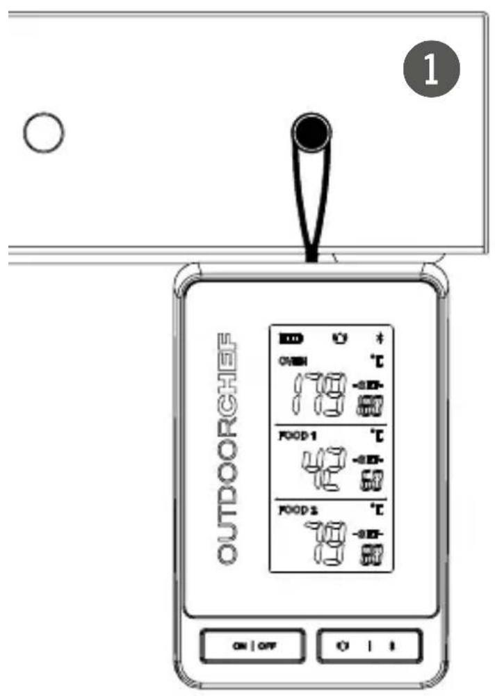 Outdoorchef Gourmet Check Pro - OCCHIELLO PER APPENDERE O PER IL FISSAGGIO - 1