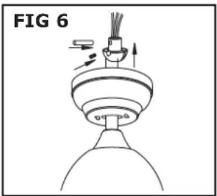 V-TAC VT-6552-3 - INSTALLATIE VAN DE DOWN ROD EN HANGER BALL - 2
