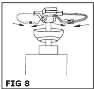 V-TAC VT-6552-3 - INSTALLATIE VAN DE DOWN ROD EN HANGER BALL - 4