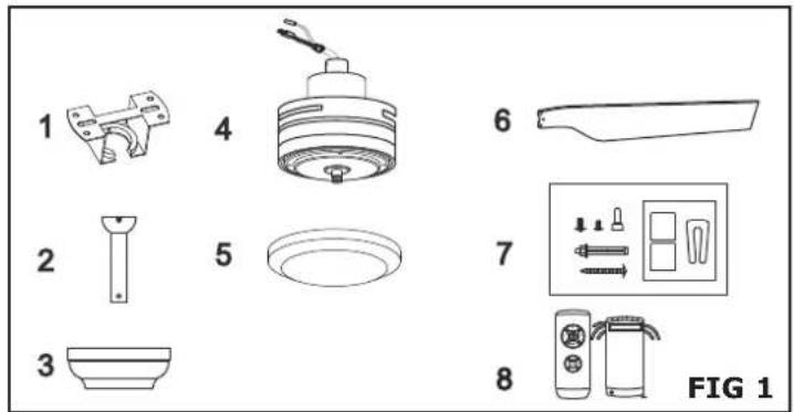 V-TAC VT-6552-3 - PARTS AND COMPONENTS - 1