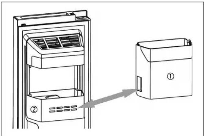 SIEMENS KA93GAIDP - Sostituzionedelcontenitorepercubettidighiaccio - 1