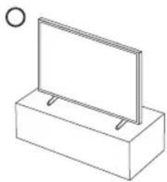 SAMSUNG TQ55Q68DAU - Säkerhetsföreskrifter vid installation av TV med stativ - 1