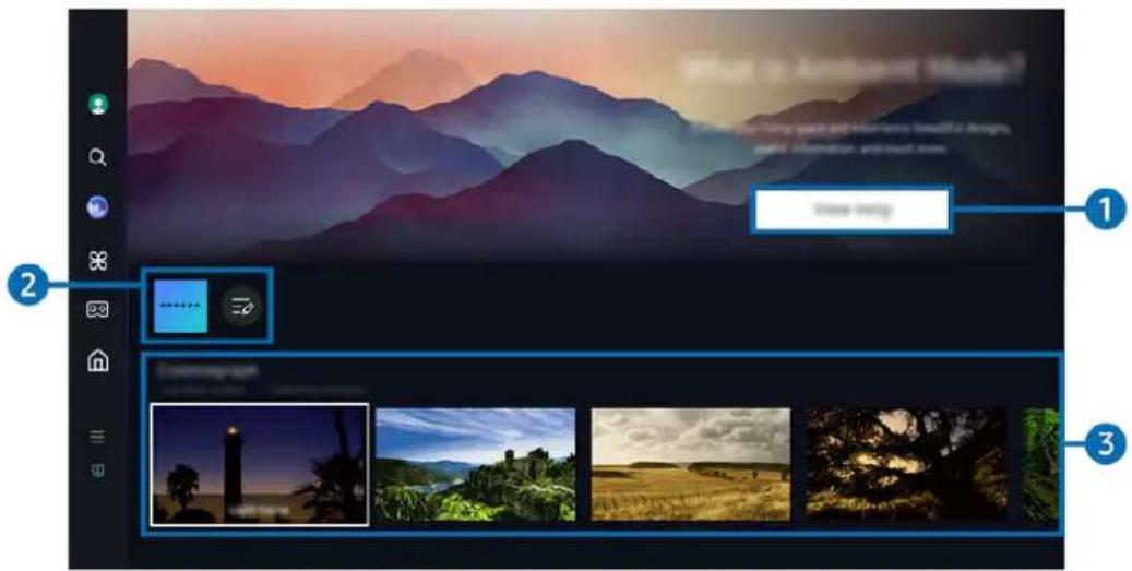 SAMSUNG TQ65Q67DAU - > touche de direction gauche > Ambient Essayer - 1