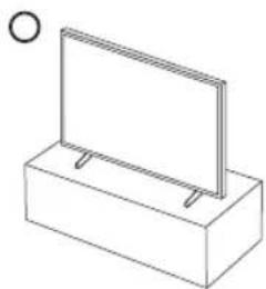SAMSUNG TQ55Q83DAT - Precauçoes ao instalar o televisor com uma base - 1