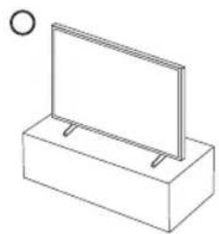 SAMSUNG TQ83S93DAE - Forholdsrregler ved montering af tv'et pa en sukkel - 1