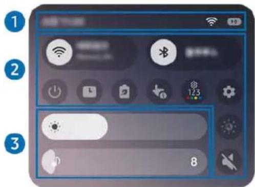 SAMSUNG S32DM801UM - Utilisation du menu des réglages rapides de Edge - 1