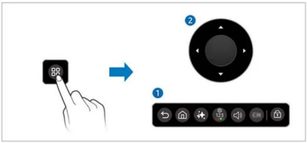 SAMSUNG S32DM801UM - Utilisation du panneau de la télécommande virtuelle - 1