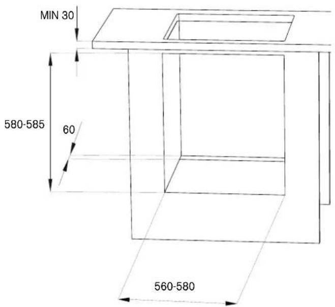 BERTAZZONI F609HEREKTND - INSTALLAZIONE SOTTO PIANO INCASSO - 1