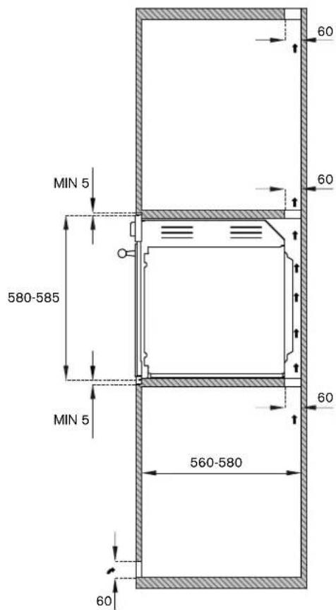 BERTAZZONI F609HEREKTND - INSTALLAZIONE A COLONNA - 2