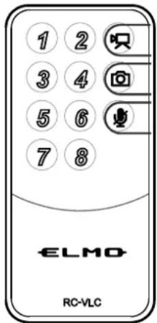 Elmo Huddle Space HS-G2 - UTILISATION DE LA TÉLÉCOMMANDE - 1