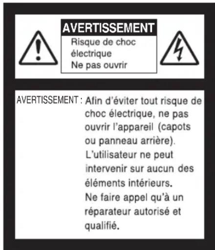 Elmo HV-110U - CONSEILS IMPORTANTS DE SÉCURITÉ - 2