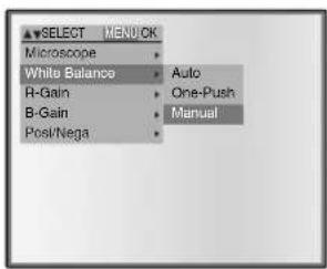 Elmo TT-02U - ■ Comment utiliser le mode [Manual] - 1