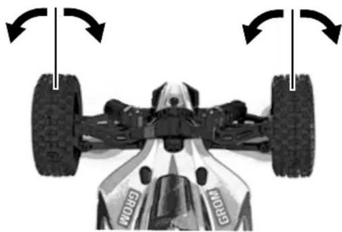 ARRMA Typhon Grom - STEERING NEUTRAL - 2
