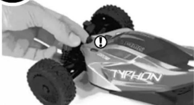 ARRMA Typhon Grom - KÖRPER ENTFERNEN (Klicklos) - 1