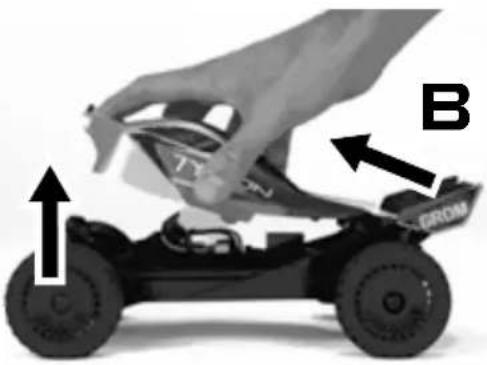 ARRMA Typhon Grom - RETIRER LE CORPS (SANS CLIP) - 2