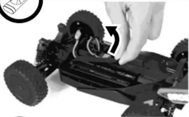 ARRMA Typhon Grom - RETIRER LES BATTERIES DE VOITURE - 1