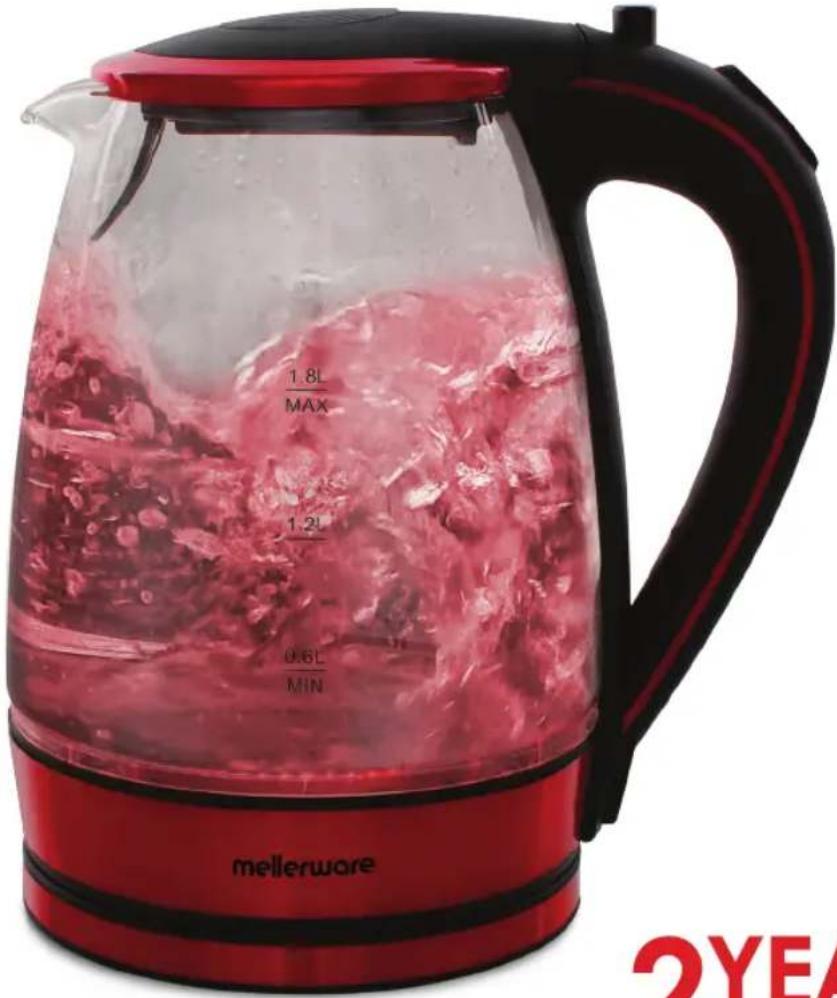 Mellerware Azure 22300RDB - AZURE 2200W Cordless kettle - 1