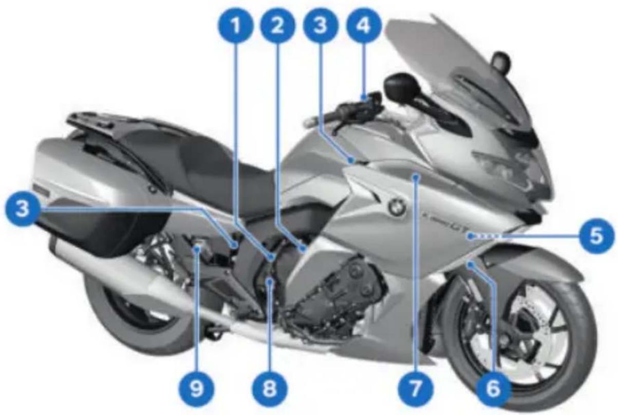 BMW K 1600 GT (2024) - VUE D'ENSEMBLE CÔTÉ DROIT - 1