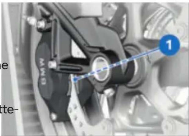 BMW K 1600 GTL (2024) - Contrôler le fonctionnement des freins - 1
