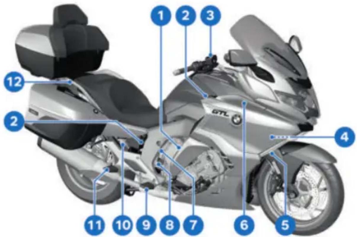 BMW K 1600 GTL (2024) - VUE D'ENSEMBLE CÔTÉ DROIT - 1