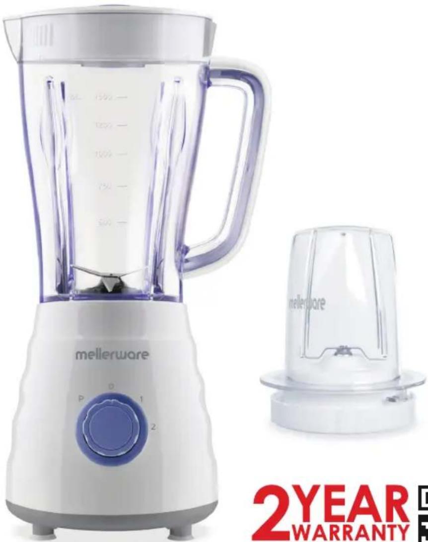 Mellerware Sylvio 62200B - Jug blender with grinder - 1