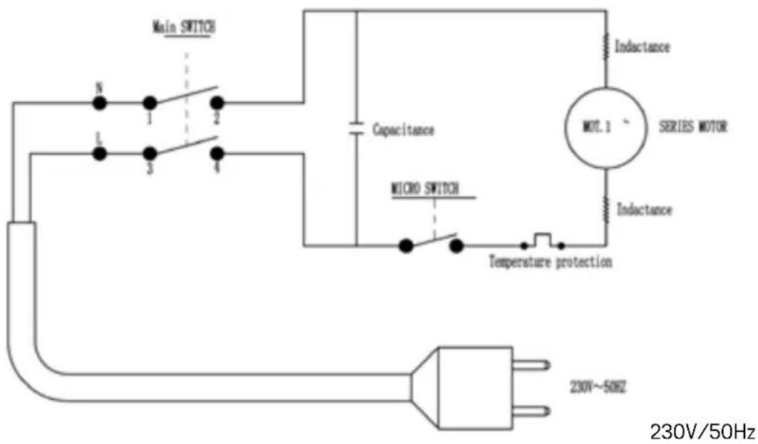 Di4 Acqua Rs3 - ELECTRICAL DIAGRAM - 1
