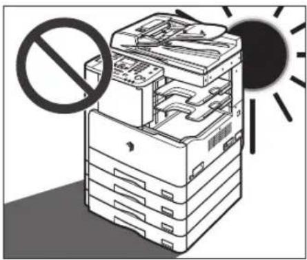 CANON imageRUNNER 2422 - ■Evitare posizioni soggette a temperature o umidità estreme: troppo alte o basse. - 1