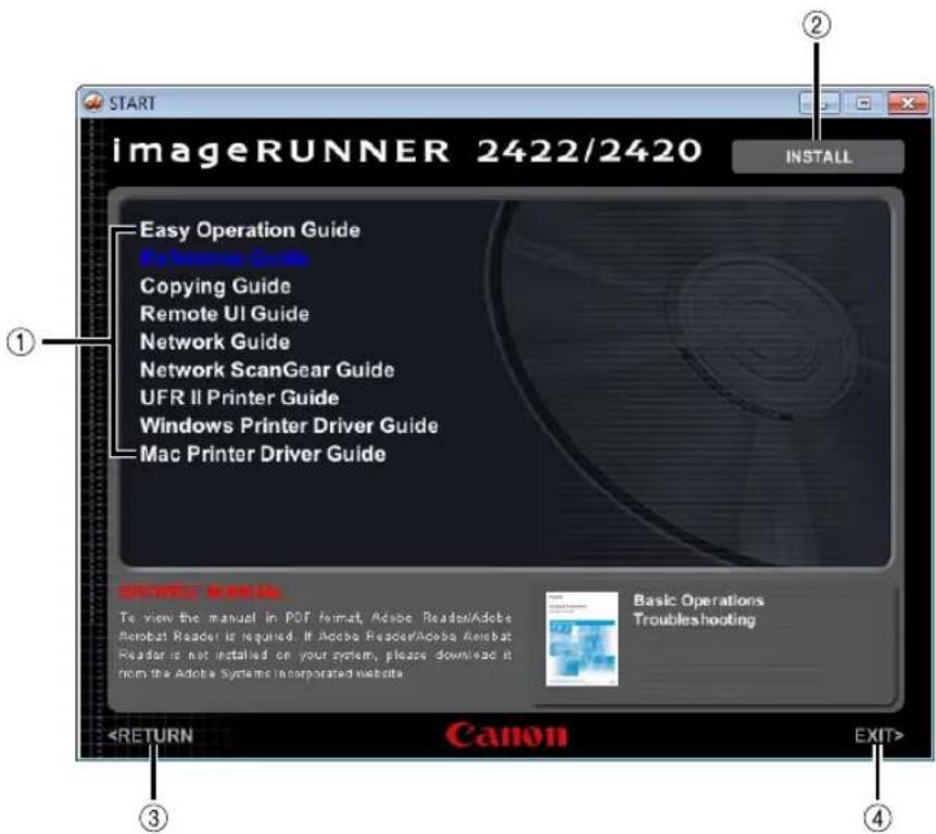CANON imageRUNNER 2422 - NOTE - 1