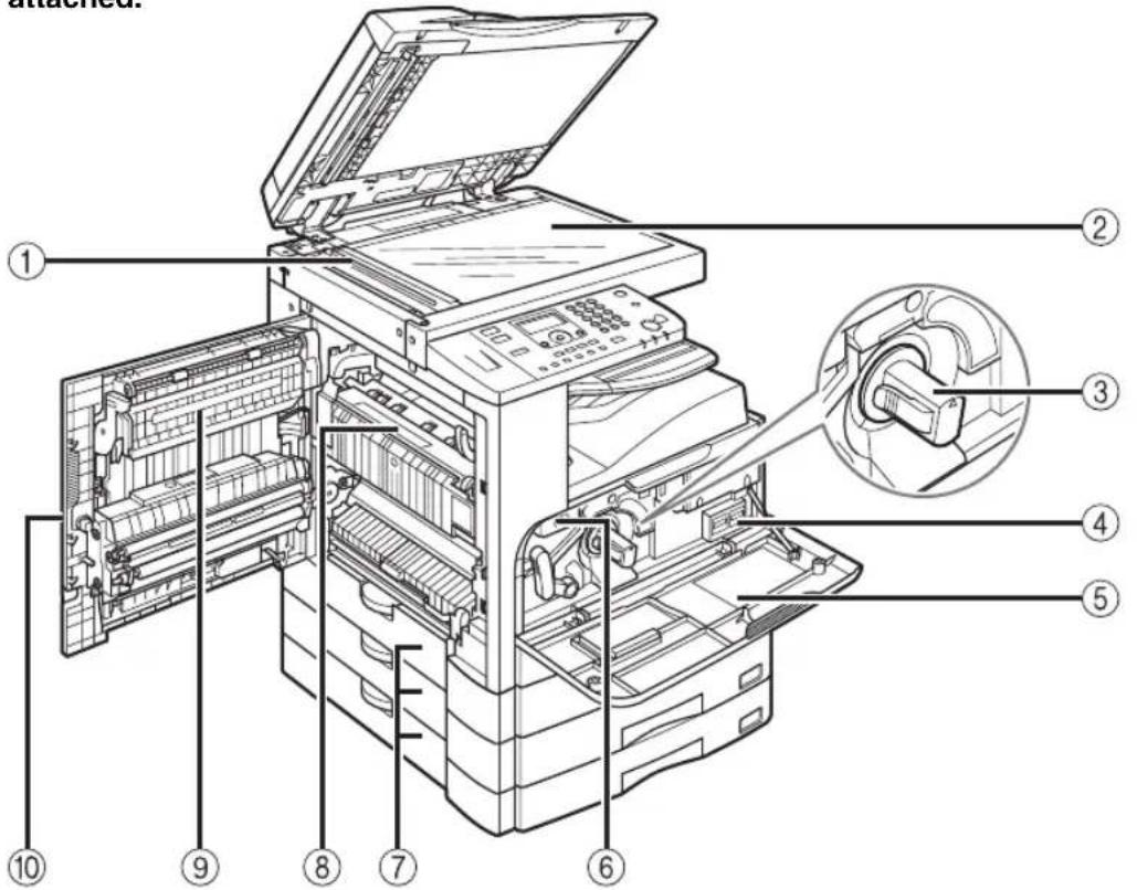 CANON imageRUNNER 2422 - Internal View - 1