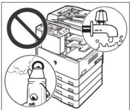 CANON imageRUNNER 2422 - Avoid Installing the Machine in the Following Locations - 1