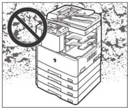 CANON imageRUNNER 2422 - Auswahl des Aufstellungsorts - 3