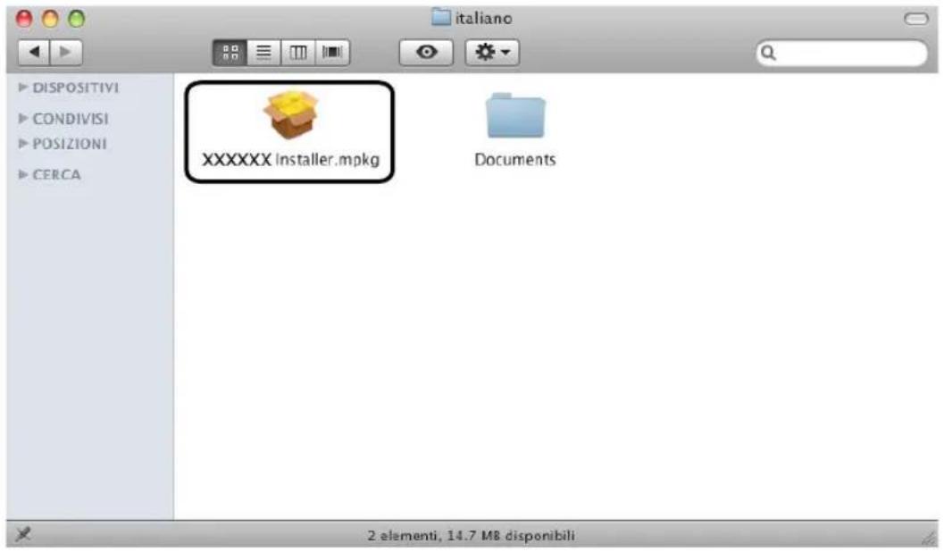 CANON imageRUNNER 2422 - ■Avvio installazione (Macintosh): - 1