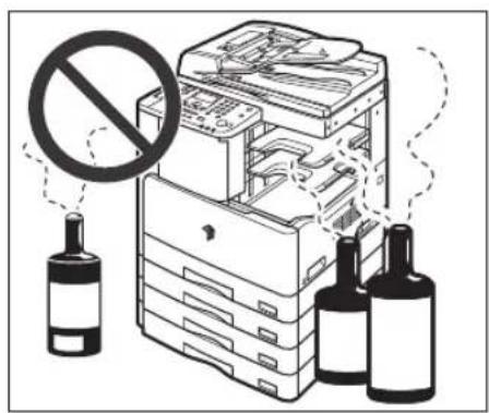 CANON imageRUNNER 2422 - ■Orte meiden, an denen sich Ammoniakgas entwickelt. - 1