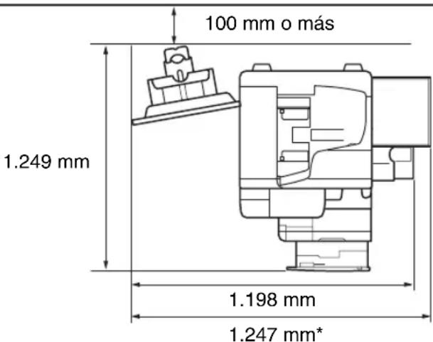 CANON imageRUNNER 2422 - Proporcione suficiente espacio de instalación - 1